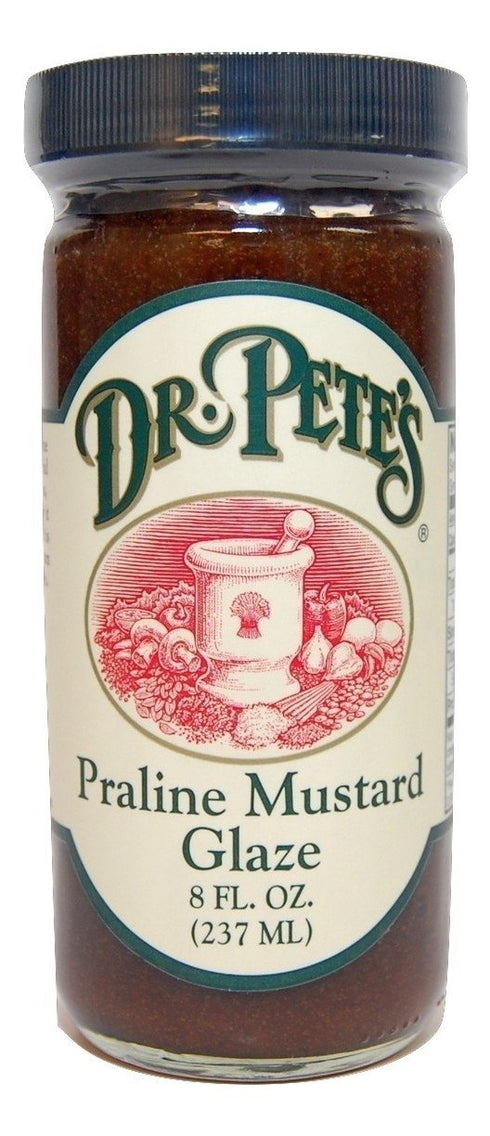 DR PETES Praline Mustard Glaze, 8 OZ