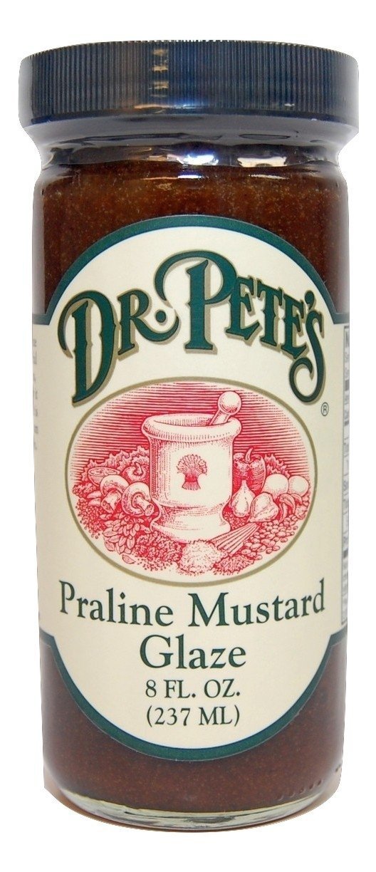 DR PETES Praline Mustard Glaze, 8 OZ