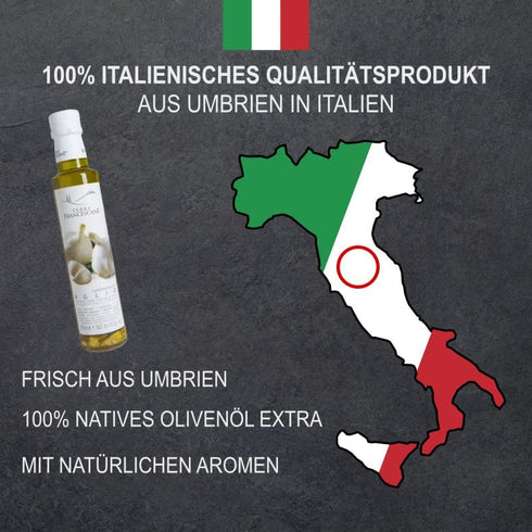 Premium Garlic-Infused Extra Virgin Olive Oil - Gourmet Dressing