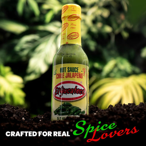 5 (Pack 3) El Yucateco Hot Sauce, Chile Jalapeno, Ounce