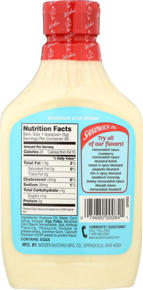 Woeber 's Horseradish Sauce - A Zesty Addition to Your Pantry