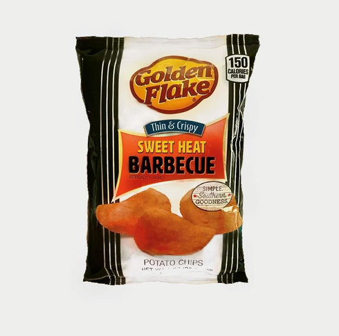 Golden Flake Sweet Heat BBQ potato chip (4pack 1.75oz)