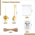 Generic 25 Sets Wedding Keepsakes for People, Bridal Shower Gifts, Tea Gathering Kit with Leaf Tea Spoons, Heart Tea