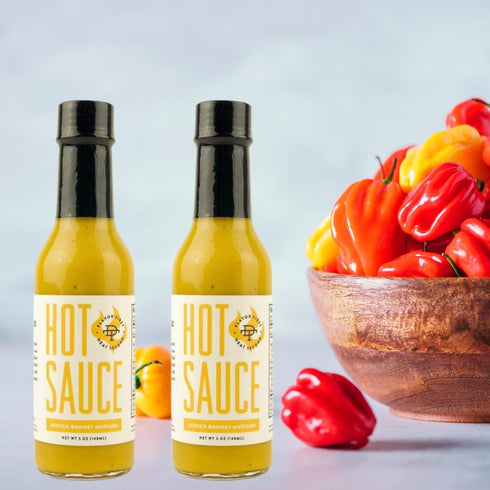 Generic Premium Scotch Bonnet Mustard Sauce - Spicy Gourmet Caribbean Pepper Sauce with