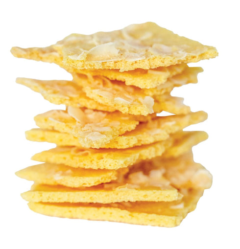 Live Crispy 4 Pack Crunchy Fruit Chips - No Sugar Added, Dried Fruit Snacks For Adults & Kids Lunch Box | Coconut