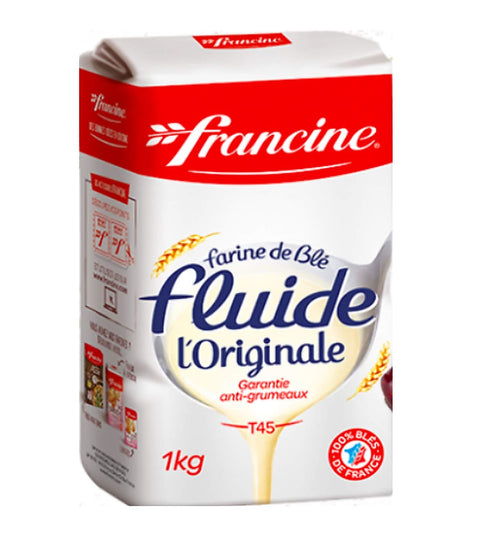 Francine Farine de ble Fluide - French Imported T45 Original Fluid Wheat Flour,