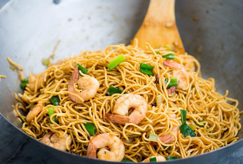 Generic 15.50 oz (440g) Old Fashion Cantonese Egg Noodles For Chinese Lo Mei/Wonton Noodle Soup