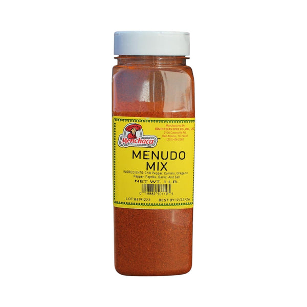 Menchaca Menudo Mix Seasoning 1 Lb Authentic Mexican Spice Blend for Menudo &