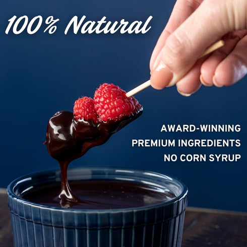Sunday Night Classic Chocolate Sauce, 10oz, Premium Quality Chocolate Ganache, Gluten-Free, No Preservatives