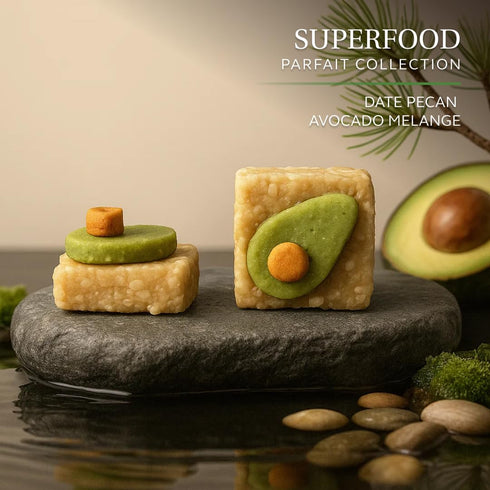 (16 Laumire Gourmet Fruits - Dried Fruit Gift Baskets - Superfood Parfait Collection - Square Pcs) - Premium Nuts Gift