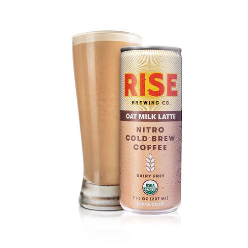 Rise Brewing Co, Coffee Nitro Cold Brew Oat Milk Latte Organic, 7
