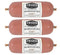 Fricks Frick's Gourmet Braunschweiger German Liver Sausage, 1 lb/16 oz (3-Pack) Authentic, Handcrafted