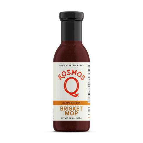 Kosmo’s Q Brisket MOP - Sweet & Savory Beef Brisket Marinade, All-Natural & Gluten-Free - 13.5 Oz