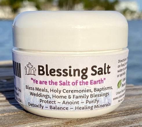 Urban ReLeaf BLESSING SALT! Blessed Dead Sea Salt from the Dead Sea.