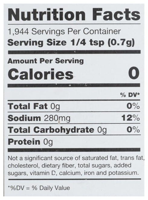48 oz (Pack 3) Diamond Crystal Pure and Natural Kosher Salt