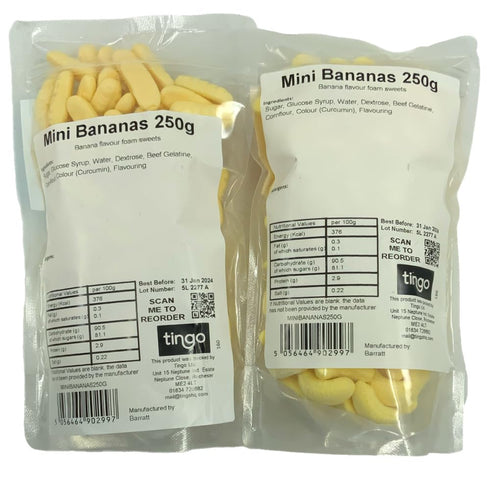 Joseph Dobson 500 (1/2 Barratt Mini Foam Bananas Gram Bag Kilo)