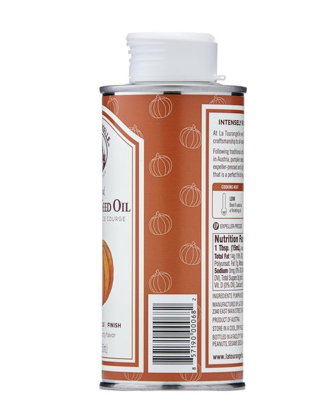 8.45 oz (Pack 2) La Tourangelle, Toasted Pumpkin Seed Oil, Great for Cooking, Salad Dressings, Pastas, and Spreads