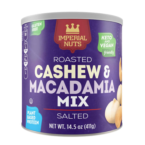 Imperial Nuts - Macadamia Nuts Oil Roasted Roasted | Gluten Free, Vegan and Keto