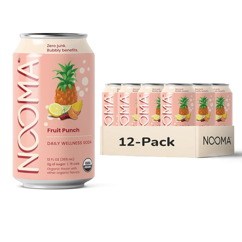 NOOMA - Daily Wellness Soda - Low Calorie & Low Sugar Healthy