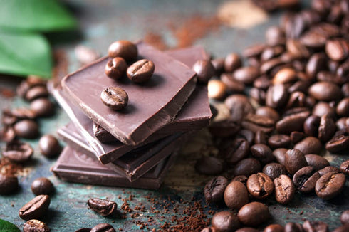 1 SweetGourmet Chocolate Covered Espresso Beans Blend | White Milk Dark Chocolate | Pound
