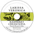 Larissa Veronica Raspberry Cream Soda French Roast Coffee (Single Serve K-Cup Pods) (Gourmet, Naturally