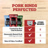 4505 1.1 oz Meats Chicharrones Fried Pork Rinds, Sea Salt