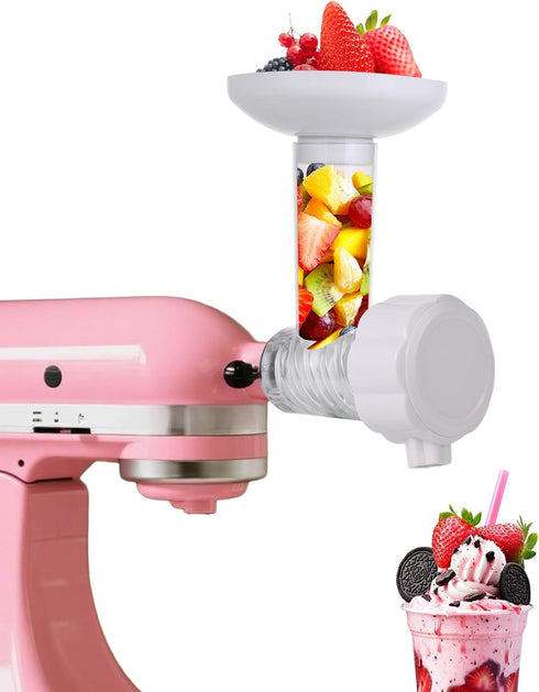 Beswarmy Ice Cream Maker Attachment Dishwasher Safe, Fruit Ice Cream Attachment Compatible with