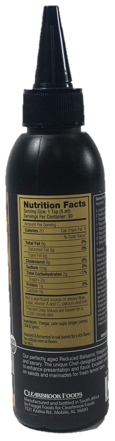 150ml Castillo de Pinar Lemon Reduced Vinegar, Non GMO