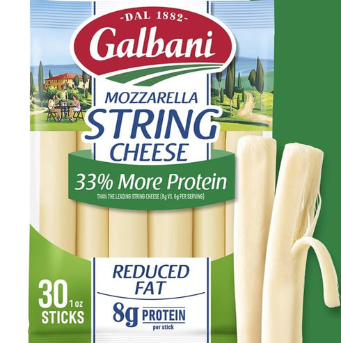 Galbani Mozzarella 30 Reduced Fat String Cheese, ct.