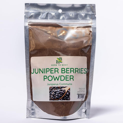 Herb To Body Dried Juniper Berries Powder 4oz, Wildcrafted Herb for Meat