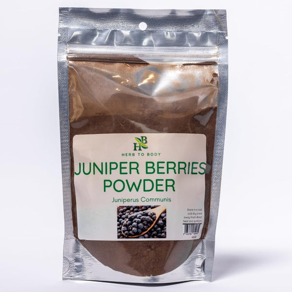 Herb To Body Dried Juniper Berries Powder 4oz, Wildcrafted Herb for Meat