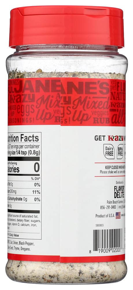 9.5 OZ (Pack 6) Jane's Mixed-up Original Salt Blend