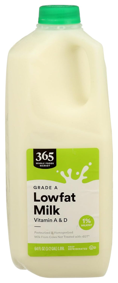 365 by Whole Foods Market , Lowfat 1% Milk, 64 fl oz