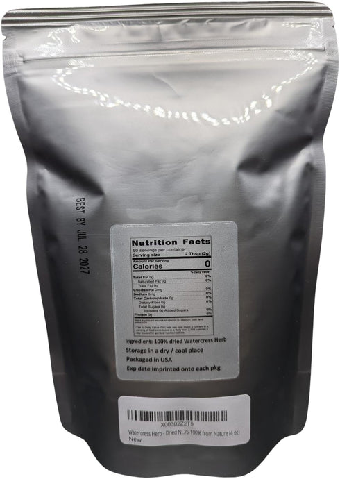 Nature Tea 100% (4 oz) Watercress Herb - Dried Nasturtium officinale C/S from Nature