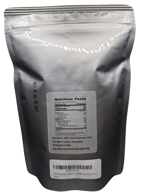 Nature Tea 100% (8 oz) Watercress Herb - Dried Nasturtium officinale C/S from Nature