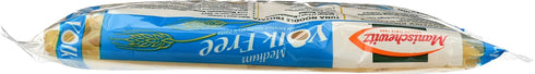 12oz (3 Pack) 8gr Manischewitz Premium Enriched Medium Yolk Free Noodle Pasta Cholesterol Free, Protein Per Serving