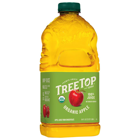 64 Oz (Pack 1) Tree Top Organic Apple Juice, Fl