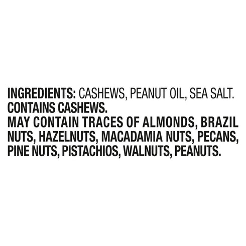 Generic 33 oz Whole Cashews Lightly Salted Member Mark Premium Nut Snack