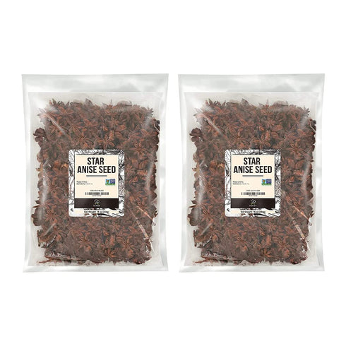 Soeos Star Anise Seeds 2 lb, Whole Chinese Star Anise Seeds, Star