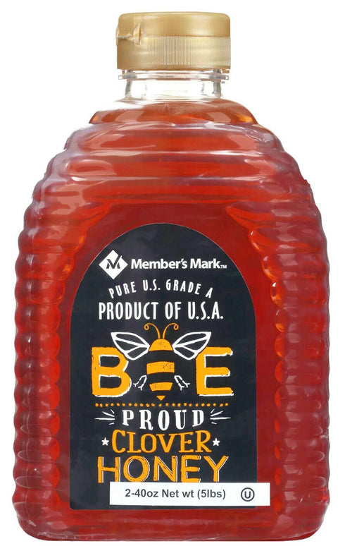 MEMBERS MARK Member's Mark Bee Proud Pure Honey, 40 Ounce (Pack of 2)