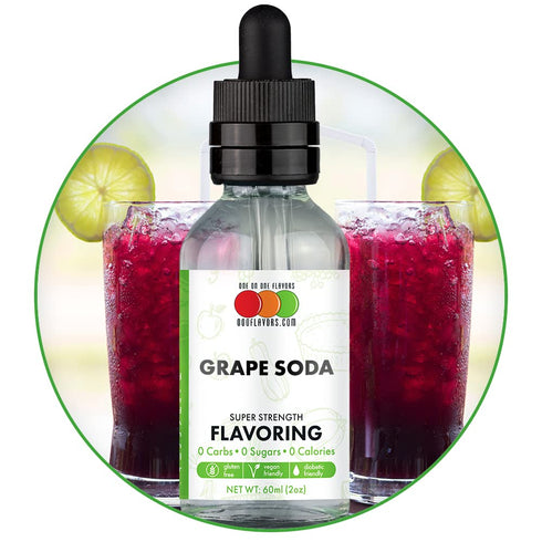 OOOFlavors Grape Soda Flavored Liquid Concentrate 2 oz