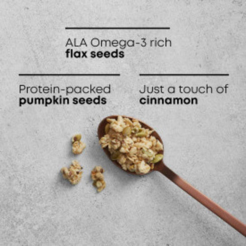 11.5 (Pack 5), 6g Nature's Path Organic Pumpkin Seed and Flax Granola, Ounce of Non-GMO, Heart Healthy, High Fiber