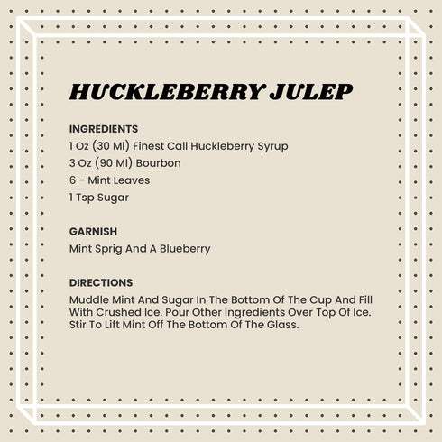 1 (33.8 Oz), Pack 3 Finest Call Premium Huckleberry Syrup Drink Mix, Liter Bottle Fl