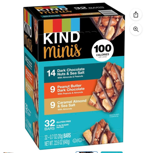 Generic Pack, 32 Count KINDS Minis Variety
