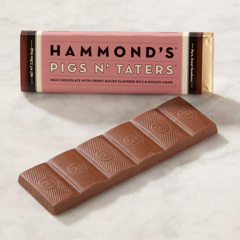Hammond's Milk Chocolate Bar with Pigs & Taters