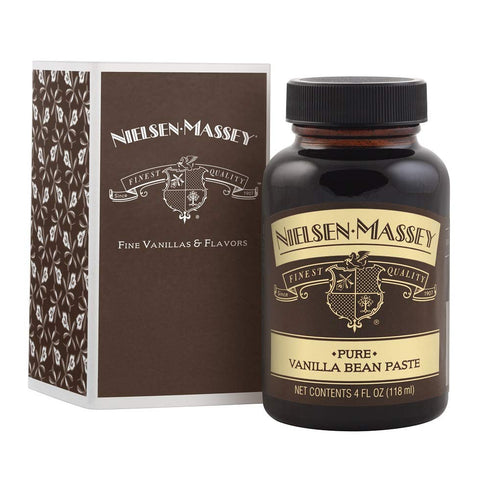 Nielsen-Massey Pure Vanilla Bean Paste: 4 Ounce Jar for Baking and Cooking