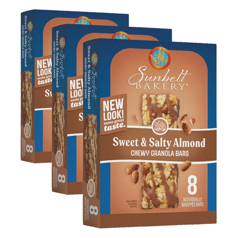 Sunbelt Bakery Almond Sweet & Salty Chewy Granola Bars, 8-1.0 OZ Bars