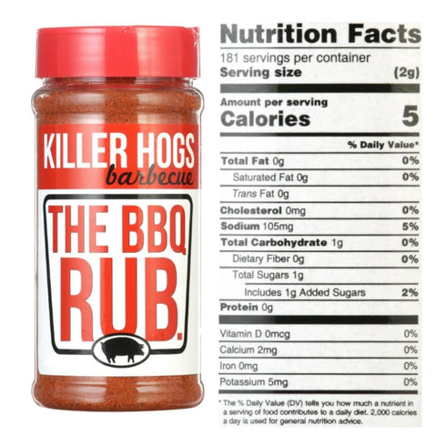 Generic 11 oz (Pack 2) Killer Hogs BBQ Rub Seasoning for Beef, Steak, Burgers, Pork
