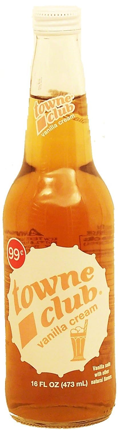 Towne Club Vanilla Cream 16 oz (12 Glass Bottles)