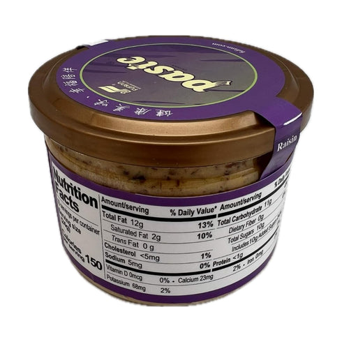 Generic 240 /8.5 Oz Fu Fann Raisin Custard Paste Spread, Premium Raisin Custard Jam Spread, Raisin Custard Butter grams